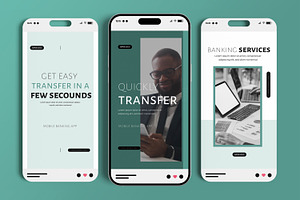 Banking Service Social Media Story, a Social Media Template by MightyDesign