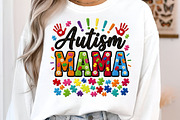 Autism Mama, Autism Awareness Day, an Illustration by CreationArt (Thumbnail 2 of 6)