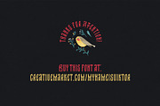 Font Olezhka, a Sans Serif Font by Viktor Pushkarev (Thumbnail 5 of 5)