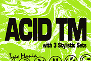 Acid TM – Rugged Dynamic Typeface, a Sans Serif Font by Type Mania (Thumbnail 1 of 11)