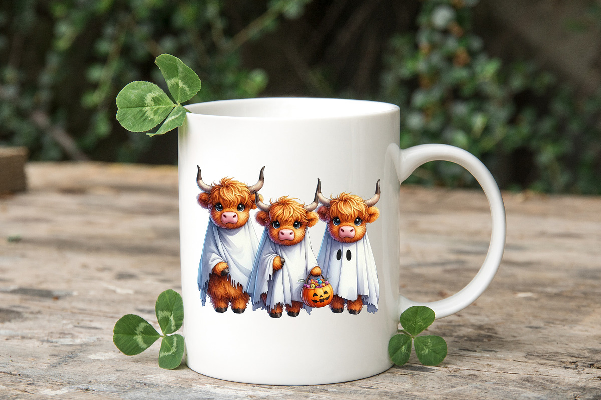 Halloween Highland Cow Png, an Illustration by Designworld (Photo 5 of 5)