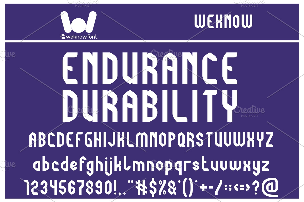 Probability font, a Font by weknow (Photo 3 of 5)