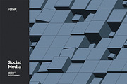 Social Media Vector Backgrounds V 01, a Background Graphic by dvtchk (Thumbnail 2 of 10)