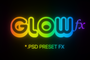 Photoshop's - RM Glow FX PSD