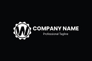 Initial W Letter with Gear sign logo, a Branding & Logo Template by Walldecorated (Thumbnail 2 of 2)
