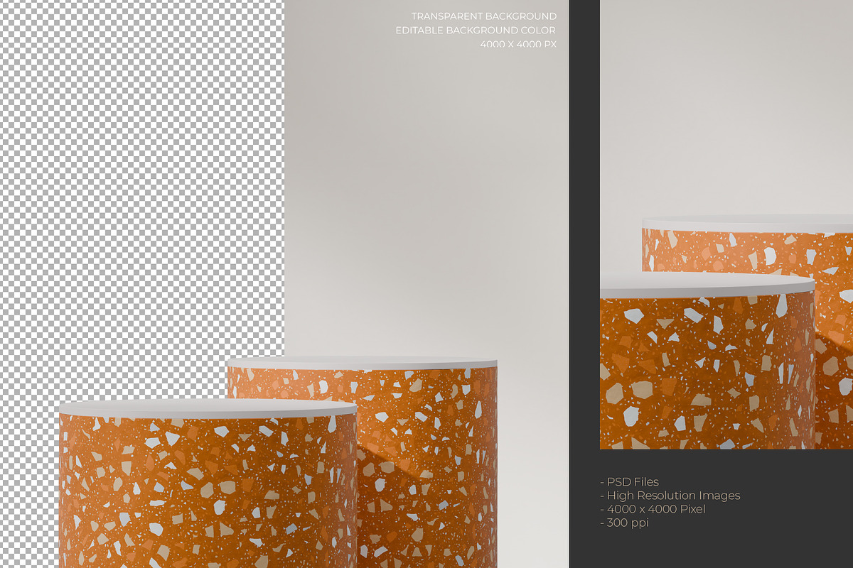 5 Podium with Transparent Background, a Background Graphic by faustudio (Photo 7 of 7)