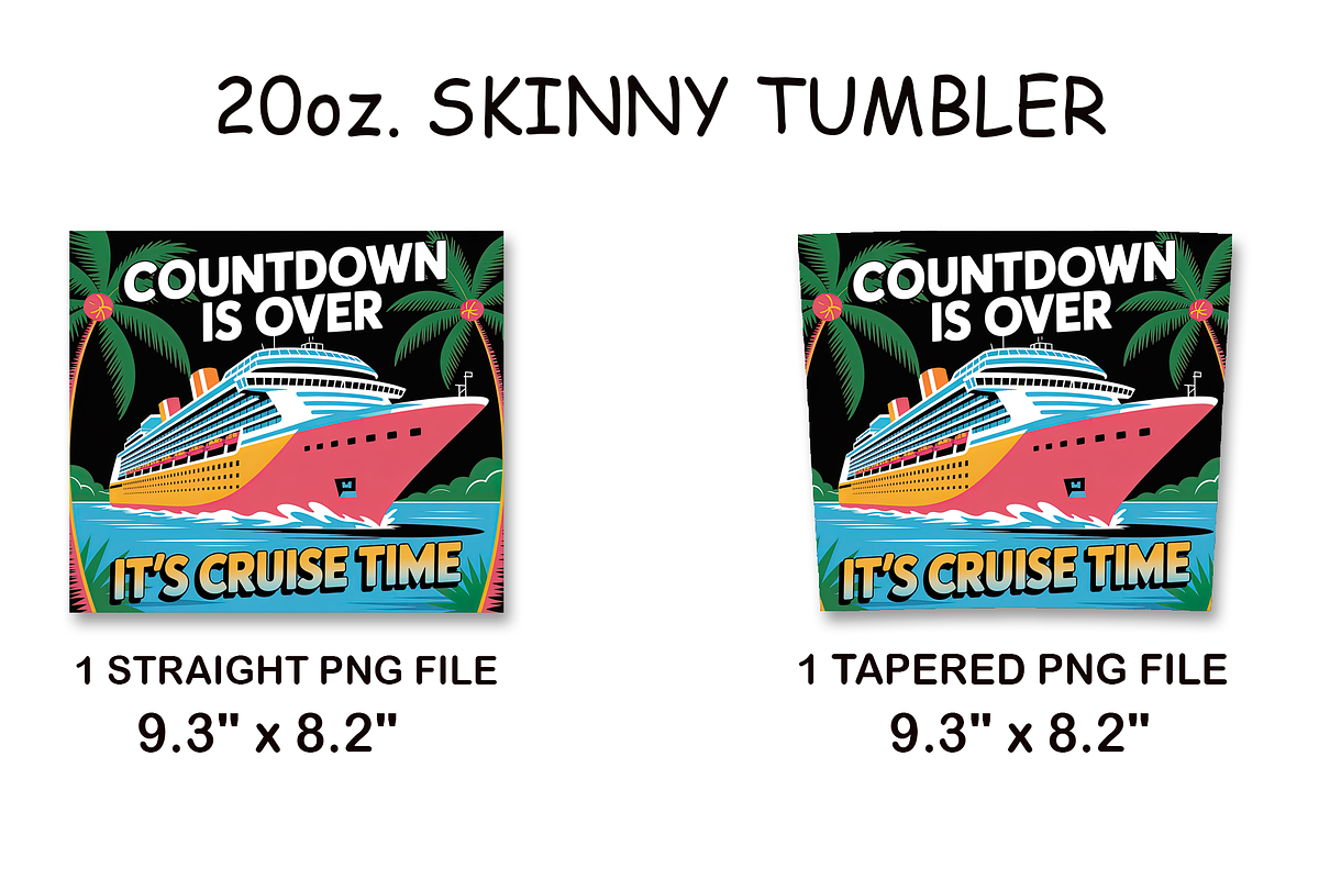 Cruise Time 20oz Tumbler Wrap, an Arts & Entertainment Photo by LamanAzalea (Photo 2 of 2)