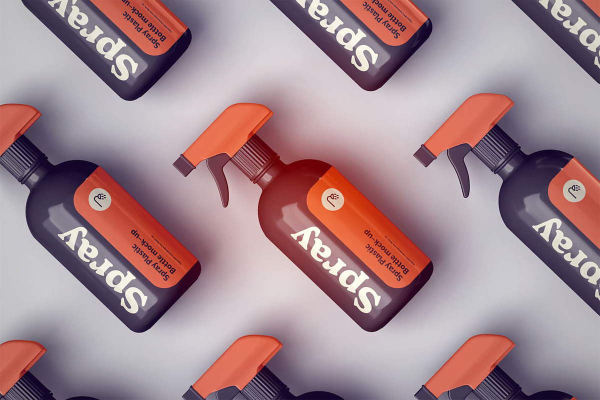 Spray Bottle Mock-up, a Product Mockup by zippypixelstudio (Photo 7 of 12)