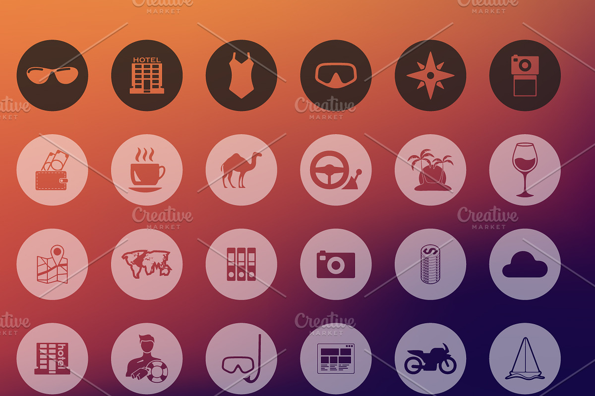 154 TOURISM icons, a Templates & Theme by Palau (Photo 4 of 4)