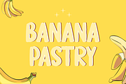 Banana Pastry - Brush Display Font, a Font by Fikryal Studio (Thumbnail 1 of 8)