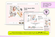 Pink Squarespace Website Template, a Squarespace Template by Template Twist Shop (Thumbnail 8 of 10)
