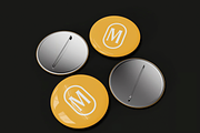 Pin Mockup, an Advertising Mockup by skybluecreative (Thumbnail 1 of 2)
