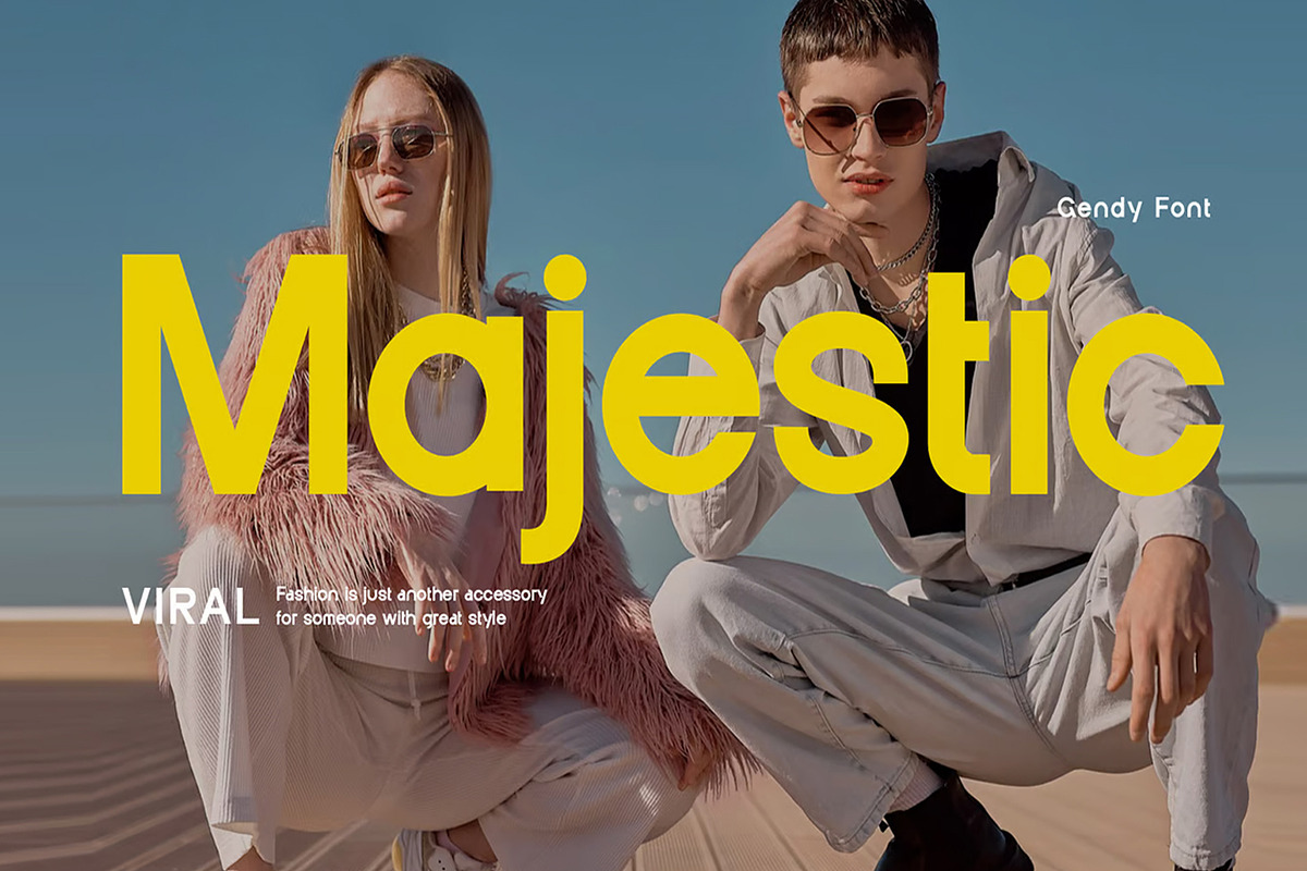 Majestic Font, a Sans Serif Font by Creative_Graphic (Photo 3 of 5)
