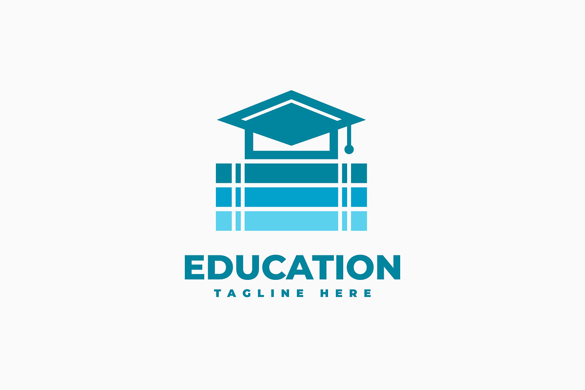 Education Logo Template, a Branding & Logo Template by Zeer Graphic (Photo 1 of 2)