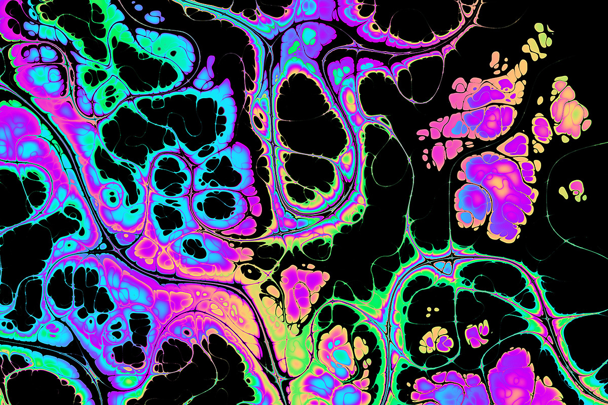 Acid psychedelic textures 50 Pack, a Texture Graphic by tkdesign (Photo 5 of 50)