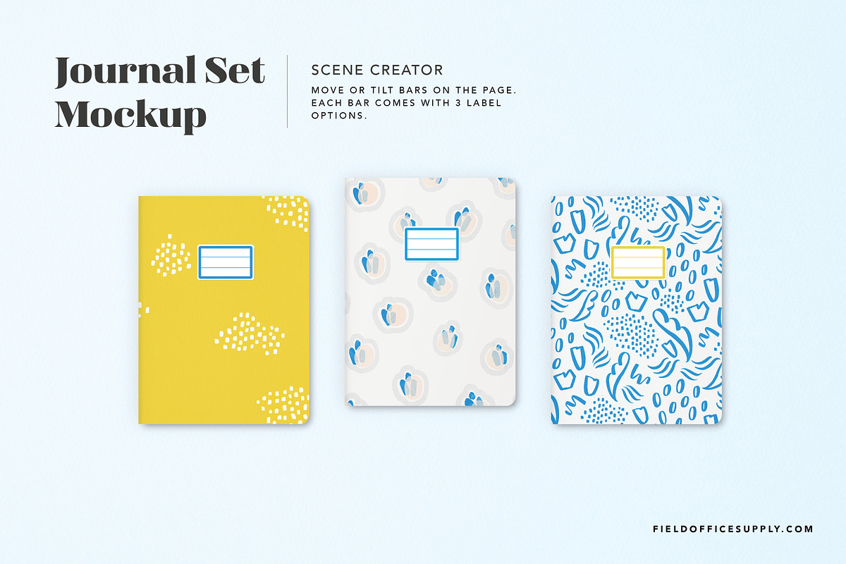 Notebook Mockup Scene Creator, a Books & Magazine Mockup by Field Office (Photo 4 of 4)