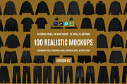 100 Streetwear Mockup Bundle, a Shirt Mockup by AtelierDuVow (Thumbnail 1 of 10)