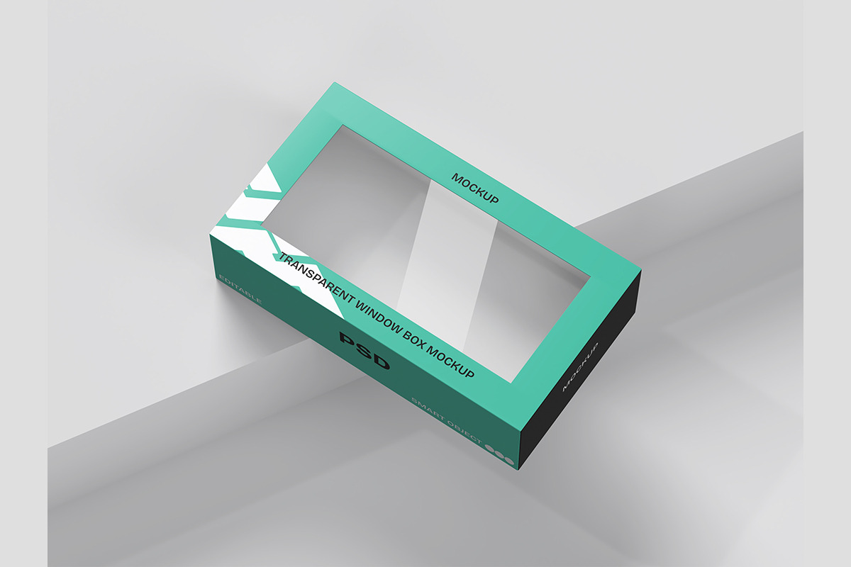 Transparent Window Box - Mockup, a Product Mockup by Rometheme Std