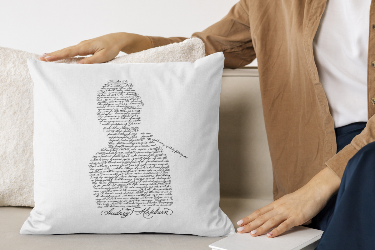 Audrey Hepburn Quote Art Silhouette, a Person Illustration by An Inkling Of Curry (Photo 3 of 4)