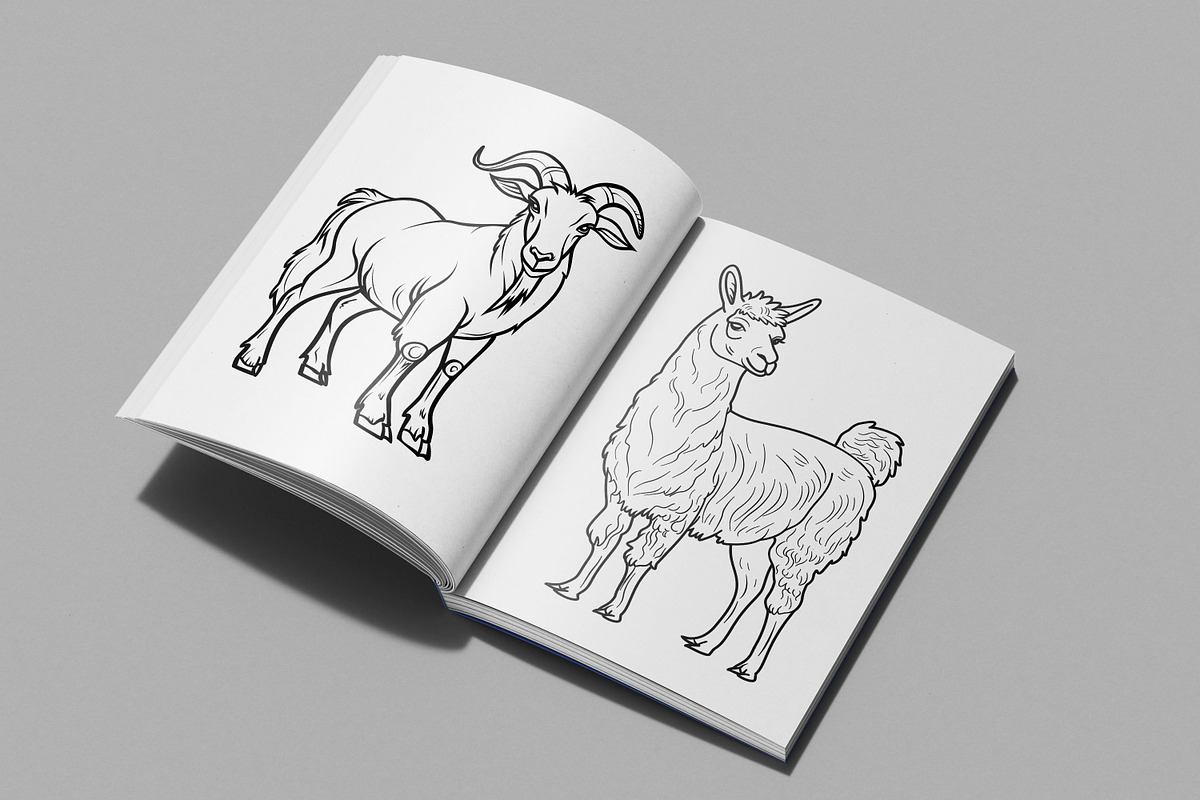 Animal Coloring Page, a Graphic by Forhadx5 (Photo 9 of 10)