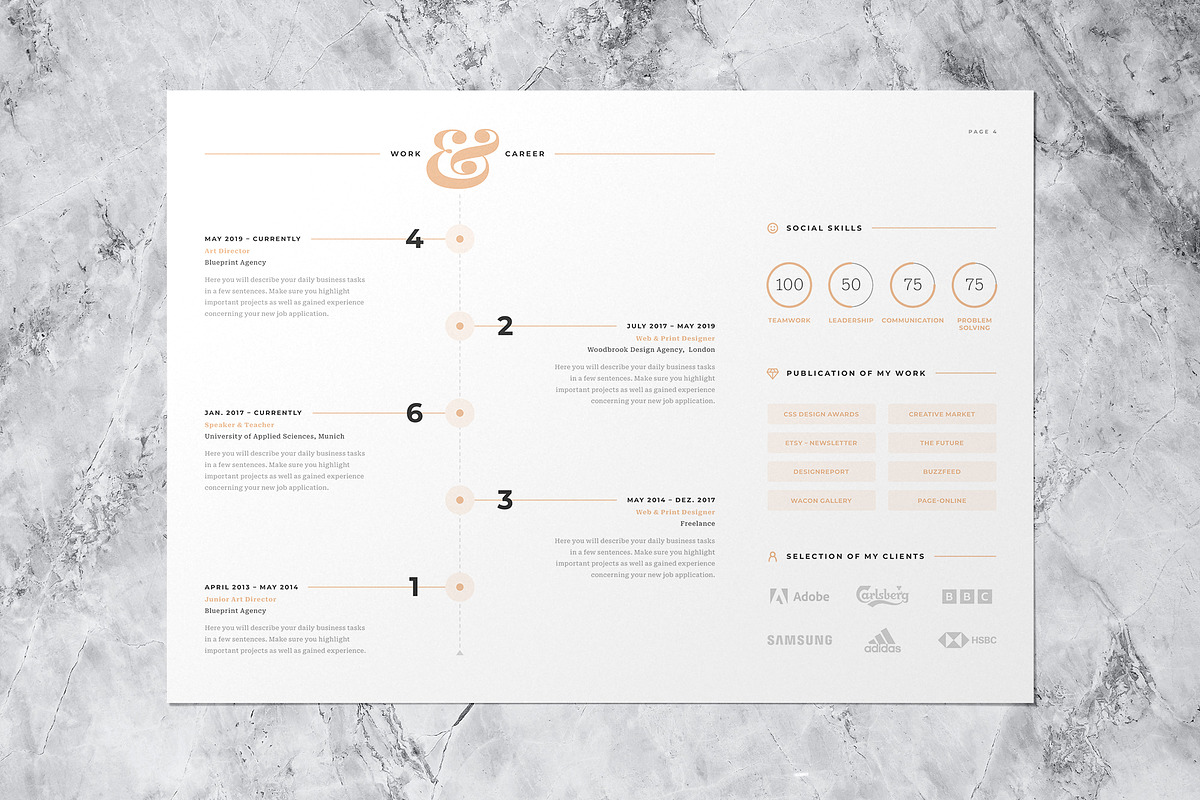 Outstanding Application Template, a Resume Template by Template Temple (Photo 4 of 8)