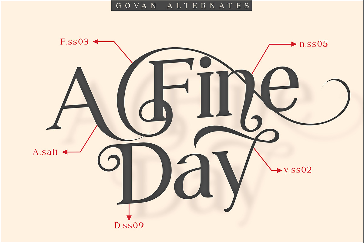 Syailendra - Modern Serif With Tail preview 7