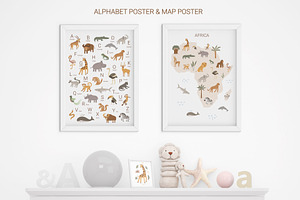 Safari Animals, Alphabet, Patterns