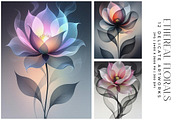 Ethereal Florals, a Decorative Illustration by Digital Art Creations (Thumbnail 1 of 7)