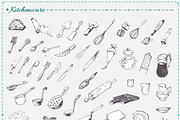 Hand-drawn Cooking and Food Icons, a Decorative Illustration by Margo Miller (Thumbnail 4 of 48)