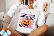 Pumpkin Striped Polka Dot Halloween, a Seasonal Illustration by Daily.Designs (Thumbnail 4 of 5)