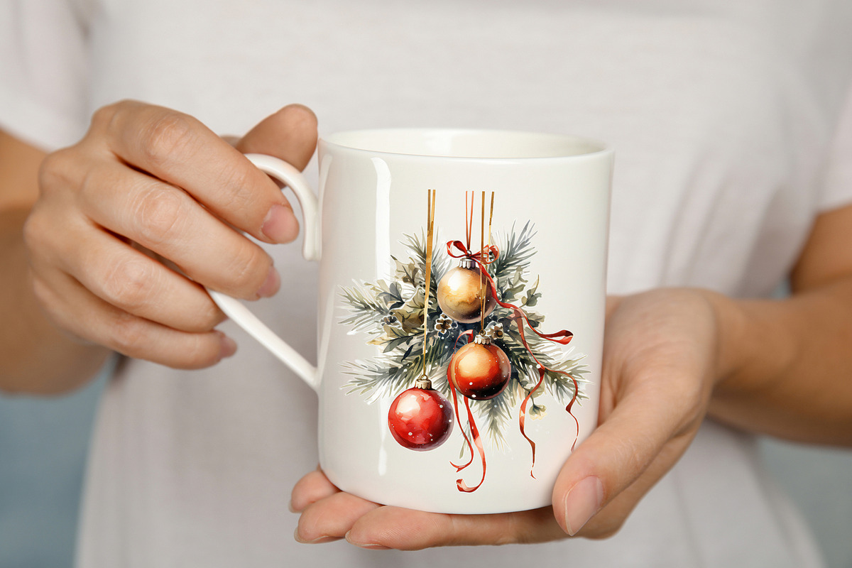 Christmas Decoration Clipart, a Seasonal Illustration by Vasmila (Photo 4 of 6)