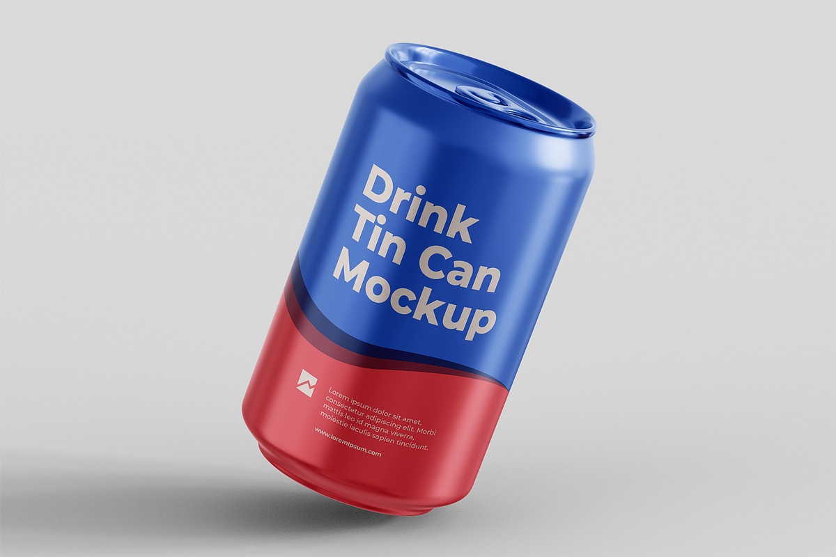 Drink Tin Can Mockup, a Packaging Mockup by Muhazdinata (Photo 7 of 8)