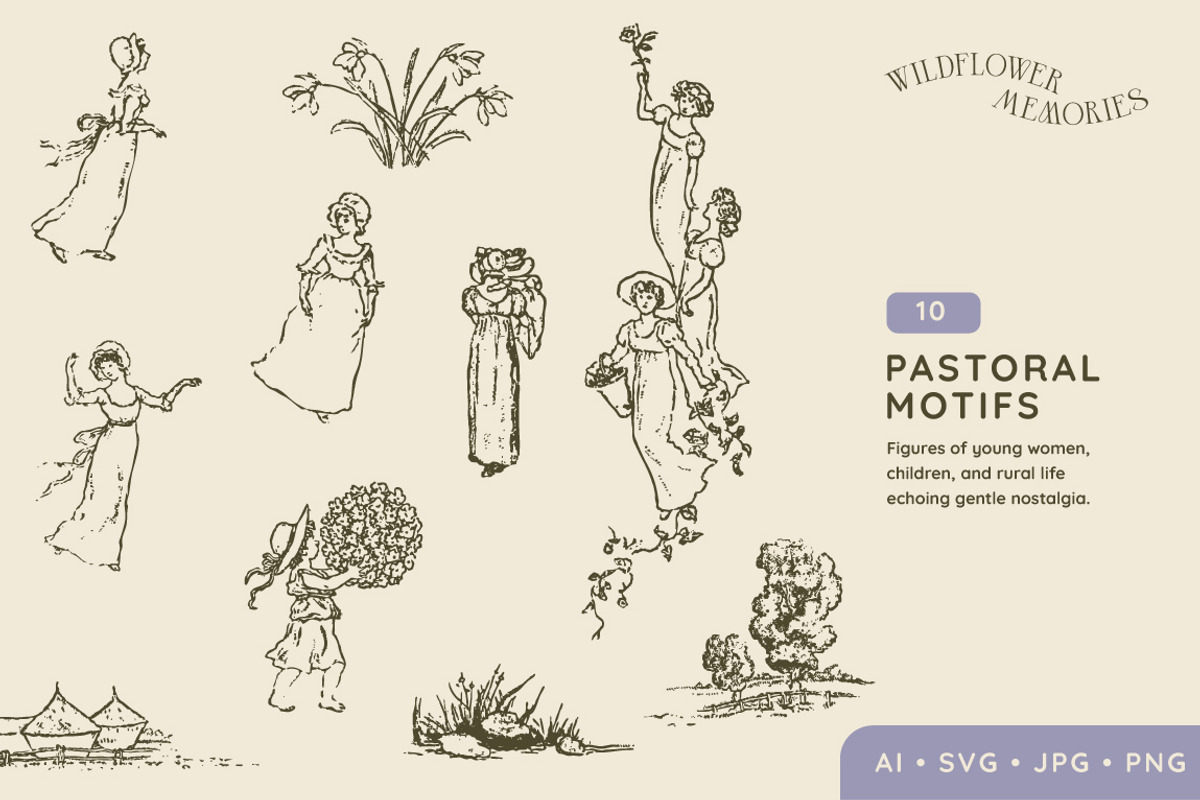 Wildflower Memories 110 Illustration, a Decorative Illustration by JuliBelushi (Photo 7 of 9)