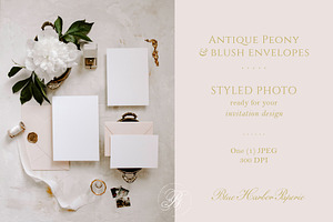 Styled Wedding Invitation Photo