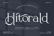 Hitorald Serif Fonts, a Serif Font by mahstudios (Thumbnail 1 of 15)
