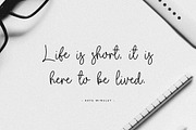 Dusky Rose Handwritten Font, a Handwritten Font by Heinzel Std (Thumbnail 7 of 12)