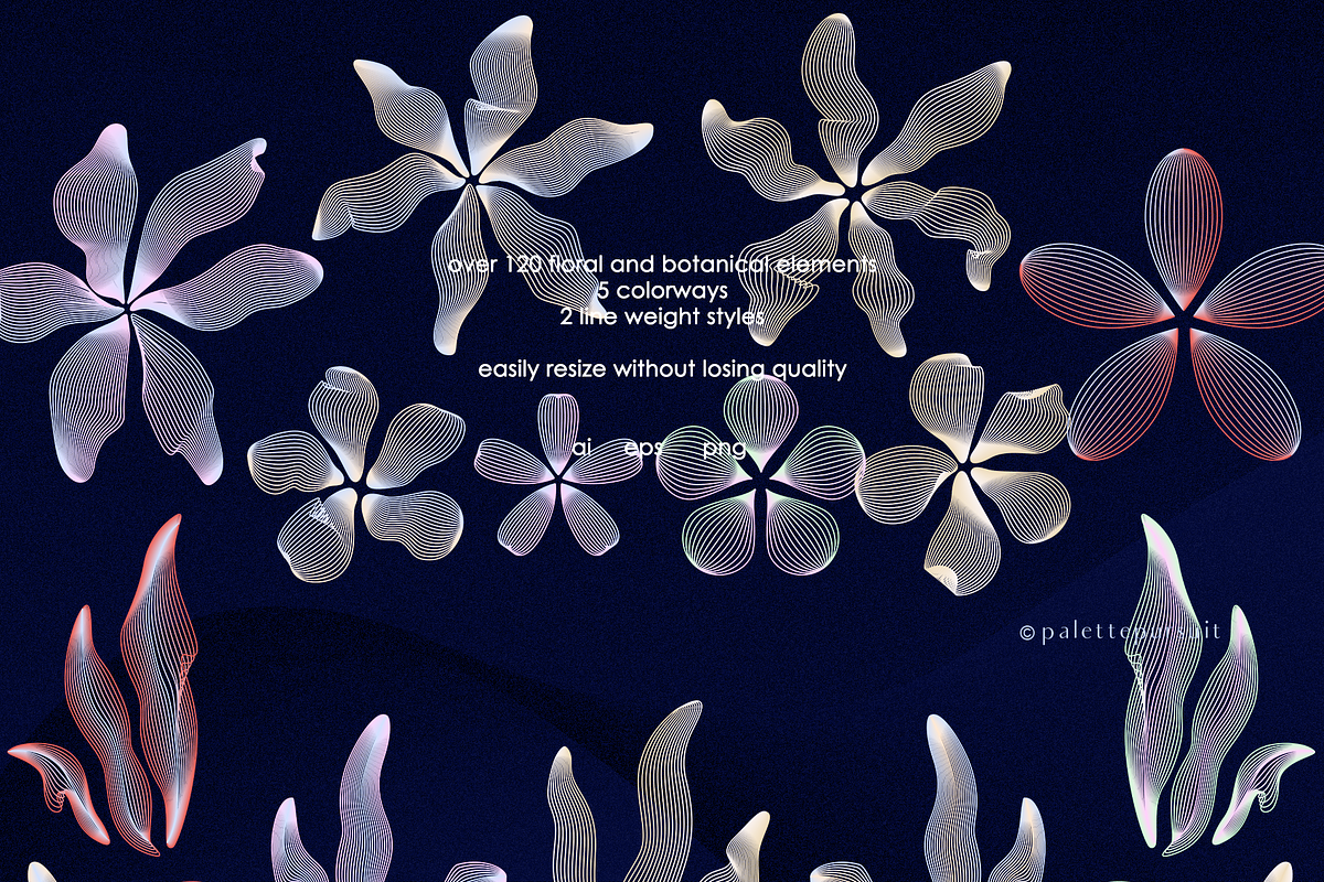 Future Flora futuristic vector, an Illustration by Palette Pursuit (Photo 7 of 12)