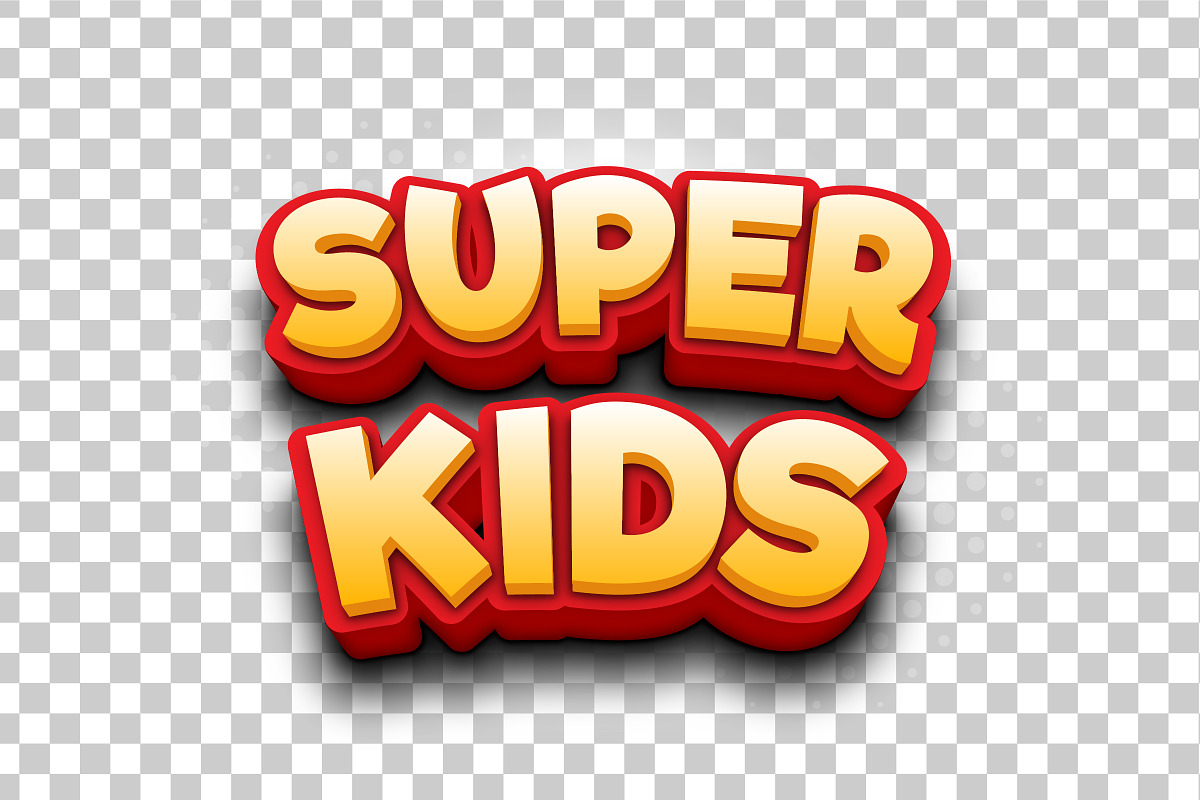 Super Kids Text Effect, a Brushes & More by Mily Studio (Photo 3 of 5)