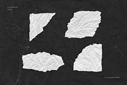 65 Crumpled Ripped Paper Pieces, a Texture Graphic by Ksuview (Thumbnail 7 of 14)