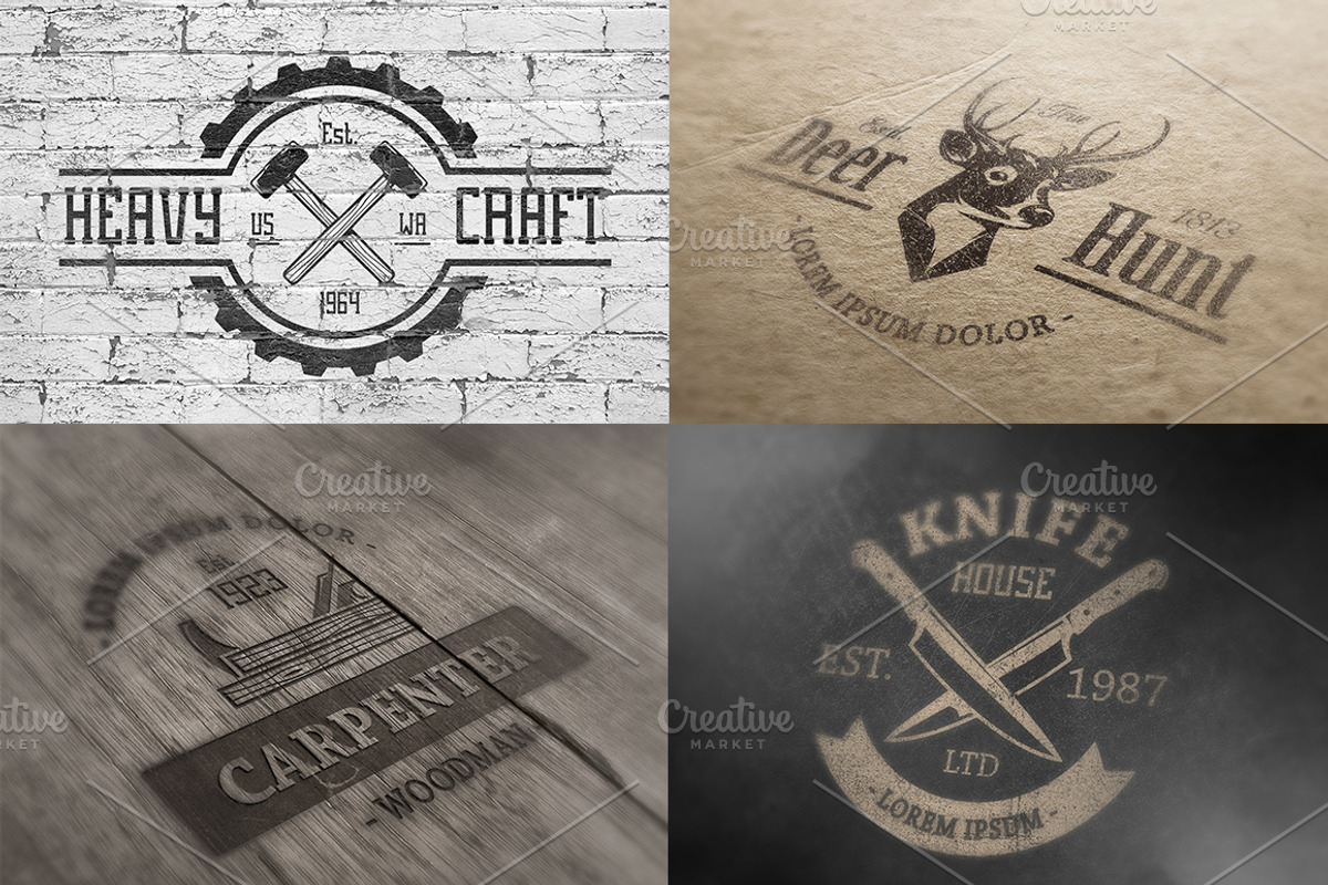 Workshop Logo Templates, a Branding & Logo Template by Vecster (Photo 5 of 6)