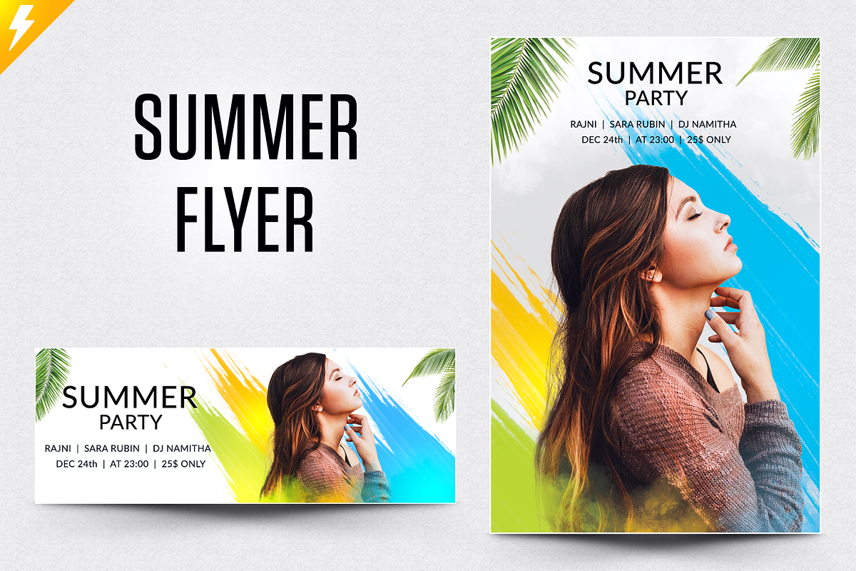 Summer Party Flyer, a Flyer Template by Jaisivakumar (Photo 1 of 5)