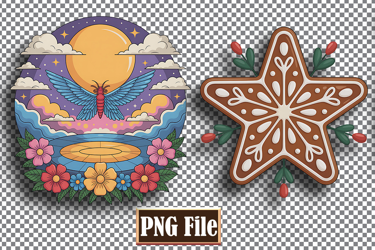 Chritmas Sublimation Bundle Png, a Seasonal Illustration by protabsorkar11 (Photo 4 of 9)