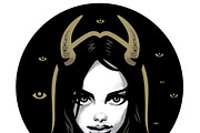Collection of women's portraits, a Person Illustration by Masterlevsha (Thumbnail 2 of 4)