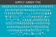 Simply Handy - Handwritten Fonts, a Font by Brian Ritter Design (Thumbnail 9 of 10)