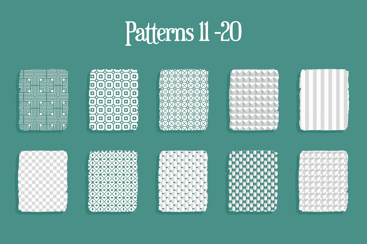 30 Procreate & Ps Geometric Patterns, a Brush Add-On by BrushBoy (Photo 5 of 6)