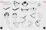 Procreate Gothic Anime Feature Brush, a Brush Add-On by ArtPrintBabe (Thumbnail 16 of 16)