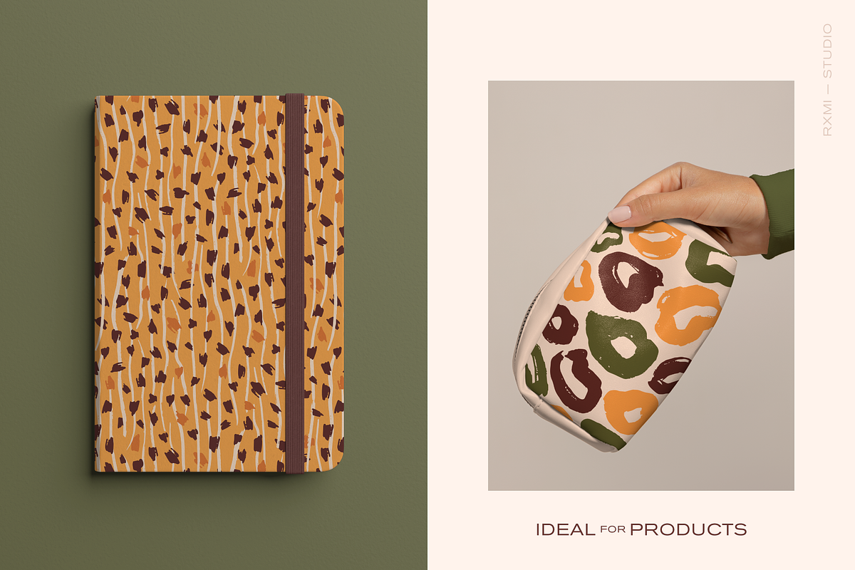 Abstract Animal Print Pattern Set, a Pattern Graphic by Rxmi Studio (Photo 3 of 9)