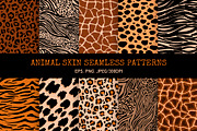 Animal Skin Seamless Patterns, a Pattern Graphic by Alona Savchuk (Thumbnail 1 of 4)