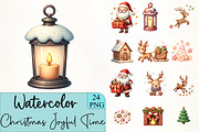 Christmas Joyful Time Clipart, an Illustration by CrexoraLab (Thumbnail 1 of 5)