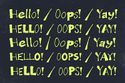 Wobbly Hand Font, a Handwritten Font by Handmadefont (Thumbnail 2 of 14)